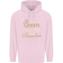 40th Birthday Queen Forty Years Old 40 Mens 80% Cotton Hoodie Light Pink