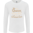 40th Birthday Queen Forty Years Old 40 Mens Long Sleeve T-Shirt White