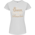 40th Birthday Queen Forty Years Old 40 Womens Petite Cut T-Shirt White