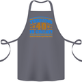 40th Birthday Turning 40 Is Great Year Old Cotton Apron 100% Organic Steel
