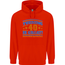 40th Birthday Turning 40 Is Great Year Old Mens 80% Cotton Hoodie Bright Red