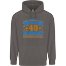 40th Birthday Turning 40 Is Great Year Old Mens 80% Cotton Hoodie Charcoal