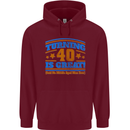40th Birthday Turning 40 Is Great Year Old Mens 80% Cotton Hoodie Maroon