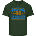 40th Birthday Turning 40 Is Great Year Old Mens Cotton T-Shirt Tee Top Forest Green