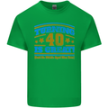 40th Birthday Turning 40 Is Great Year Old Mens Cotton T-Shirt Tee Top Irish Green
