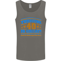 40th Birthday Turning 40 Is Great Year Old Mens Vest Tank Top Charcoal