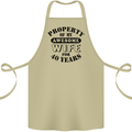 40th Wedding Anniversary 40 Year Funny Wife Cotton Apron 100% Organic Khaki