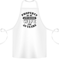 40th Wedding Anniversary 40 Year Funny Wife Cotton Apron 100% Organic White