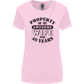 40th Wedding Anniversary 40 Year Funny Wife Womens Wider Cut T-Shirt Light Pink