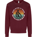 41 Year Wedding Anniversary 41st Marriage Mens Sweatshirt Jumper Maroon