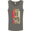41st Birthday 41 Year Old Level Up Gamming Mens Vest Tank Top Charcoal