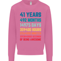 41st Birthday 41 Year Old Mens Sweatshirt Jumper Azalea