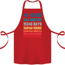 42nd Birthday 42 Year Old Cotton Apron 100% Organic Red