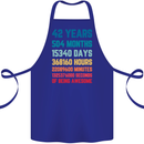 42nd Birthday 42 Year Old Cotton Apron 100% Organic Royal Blue