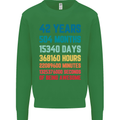 42nd Birthday 42 Year Old Mens Sweatshirt Jumper Irish Green