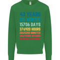 43rd Birthday 43 Year Old Mens Sweatshirt Jumper Irish Green