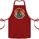 44 Year Wedding Anniversary 44th Marriage Cotton Apron 100% Organic Maroon