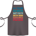 44th Birthday 44 Year Old Cotton Apron 100% Organic Dark Grey