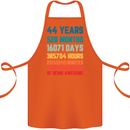 44th Birthday 44 Year Old Cotton Apron 100% Organic Orange