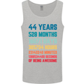 44th Birthday 44 Year Old Mens Vest Tank Top Sports Grey