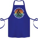 45 Year Wedding Anniversary 45th Marriage Cotton Apron 100% Organic Royal Blue