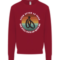 45 Year Wedding Anniversary 45th Marriage Mens Sweatshirt Jumper Red