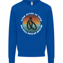 45 Year Wedding Anniversary 45th Marriage Mens Sweatshirt Jumper Royal Blue