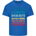 45th Birthday 45 Year Old Mens Cotton T-Shirt Tee Top Royal Blue
