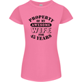45th Wedding Anniversary 45 Year Funny Wife Womens Petite Cut T-Shirt Azalea