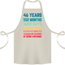 46th Birthday 46 Year Old Cotton Apron 100% Organic Natural