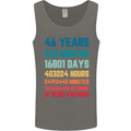 46th Birthday 46 Year Old Mens Vest Tank Top Charcoal