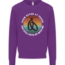47 Year Wedding Anniversary 47th Marriage Mens Sweatshirt Jumper Purple