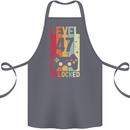 47th Birthday 47 Year Old Level Up Gamming Cotton Apron 100% Organic Steel
