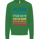 48th Birthday 48 Year Old Mens Sweatshirt Jumper Irish Green