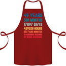 49th Birthday 49 Year Old Cotton Apron 100% Organic Maroon