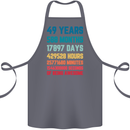 49th Birthday 49 Year Old Cotton Apron 100% Organic Steel