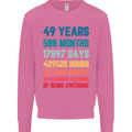 49th Birthday 49 Year Old Mens Sweatshirt Jumper Azalea