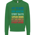 49th Birthday 49 Year Old Mens Sweatshirt Jumper Irish Green