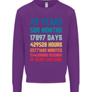 49th Birthday 49 Year Old Mens Sweatshirt Jumper Purple