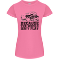 4X4 Because the World Isnt Flat Off Roading Womens Petite Cut T-Shirt Azalea