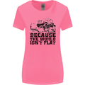 4X4 Because the World Isnt Flat Off Roading Womens Wider Cut T-Shirt Azalea