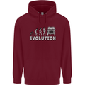 4X4 Evolution Off Road Roading Funny Childrens Kids Hoodie Maroon