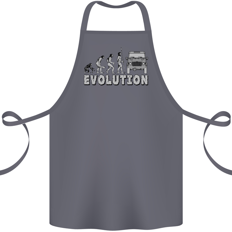 4X4 Evolution Off Road Roading Funny Cotton Apron 100% Organic Steel