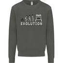4X4 Evolution Off Road Roading Funny Kids Sweatshirt Jumper Storm Grey