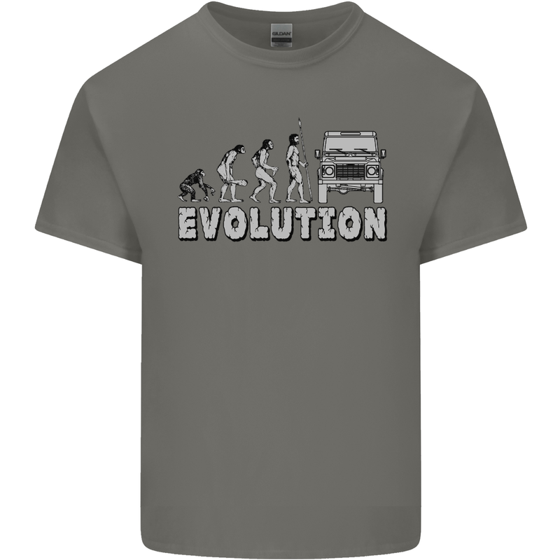 4X4 Evolution Off Road Roading Funny Kids T-Shirt Childrens Charcoal