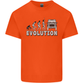4X4 Evolution Off Road Roading Funny Kids T-Shirt Childrens Orange