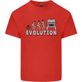 4X4 Evolution Off Road Roading Funny Kids T-Shirt Childrens Red