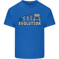 4X4 Evolution Off Road Roading Funny Kids T-Shirt Childrens Royal Blue