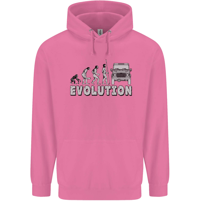 4X4 Evolution Off Road Roading Funny Mens 80% Cotton Hoodie Azelea