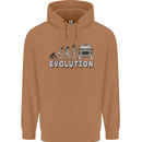 4X4 Evolution Off Road Roading Funny Mens 80% Cotton Hoodie Caramel Latte